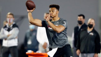Next Story Image: Justin Fields' sensational pro day sparks debate about NFL Draft's second-best QB